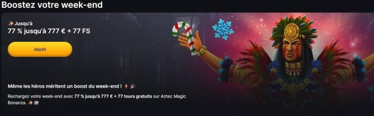 Winhero Casino bonus weekend