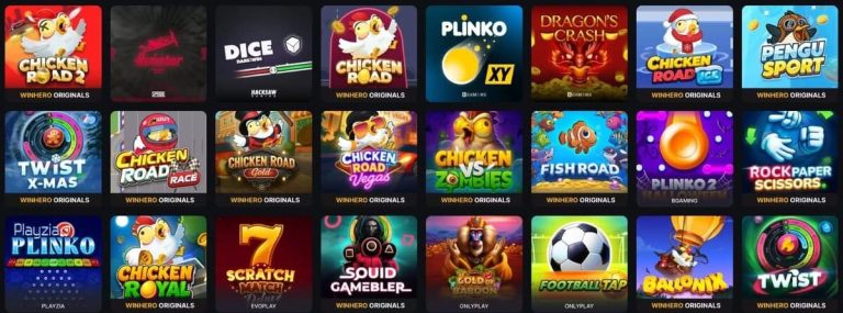 Winhero Casino jeux crash