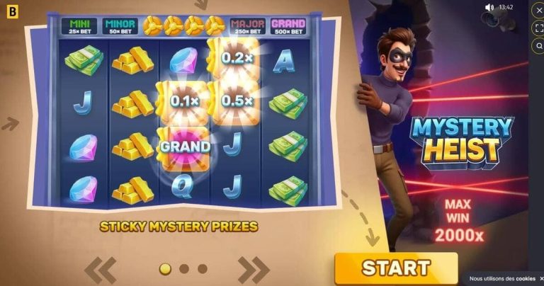 Winhero Casino Mystery Heist